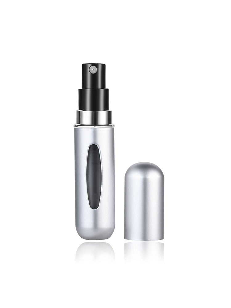 Mini Portable Refillable 8ml 5ml Perfume Aluminum Atomizer Spray Cosmetic Bottle