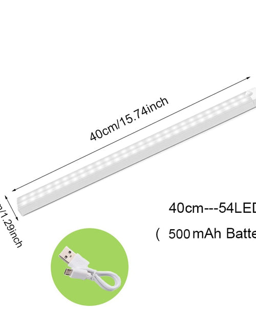 Load image into Gallery viewer, 6/10 LED Induction Under Cabinet Light Motion Sensor Closet Night Lamp Battery Powered Magnetic Strip Light For Kitchen Wardrobe
