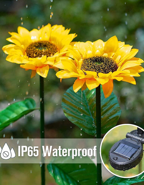 Load image into Gallery viewer, Solar sunflower garden LED lights
