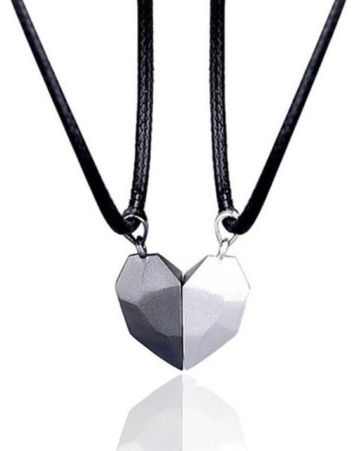 Load image into Gallery viewer, Magnetic Couple Necklace -  Two Souls One Heart Pendant Necklaces for Couple
