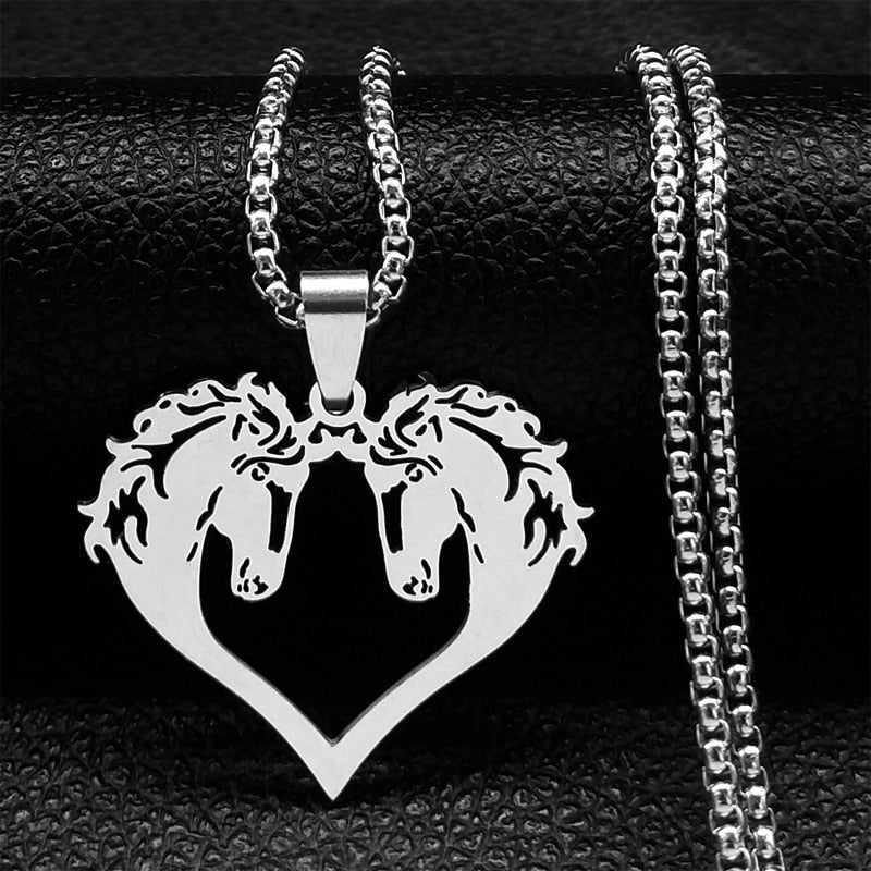 Stainless Steel Horse Head Unisex Pendant, Necklace, Ring, Key Chain