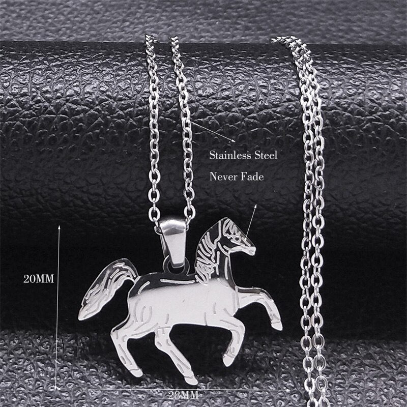 Stainless Steel Horse Head Unisex Pendant, Necklace, Ring, Key Chain