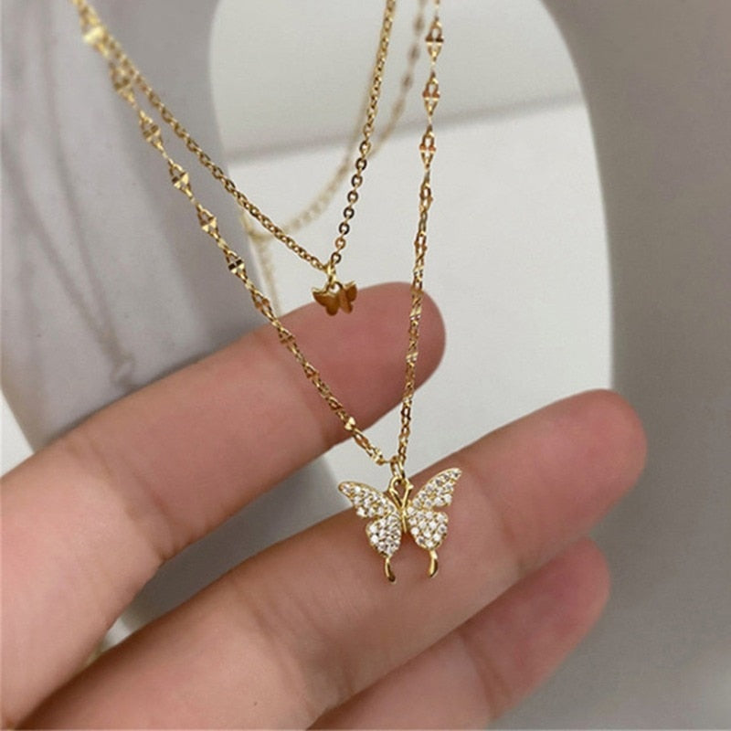 Exquisite Butterfly Necklaces