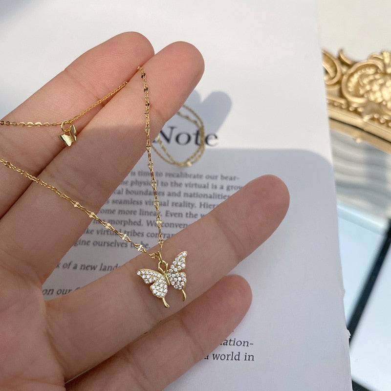 Exquisite Butterfly Necklaces