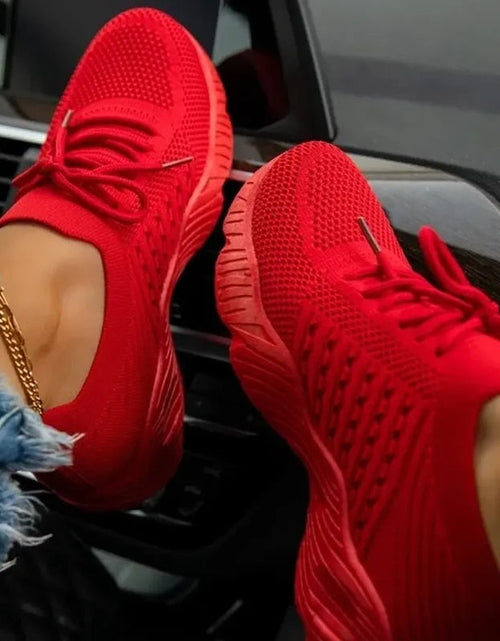 Load image into Gallery viewer, Women Mesh Breathable Casual Sneakers
