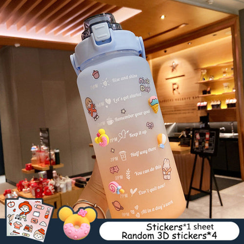 Load image into Gallery viewer, 2L Portable Large-Capacity Water Bottle
