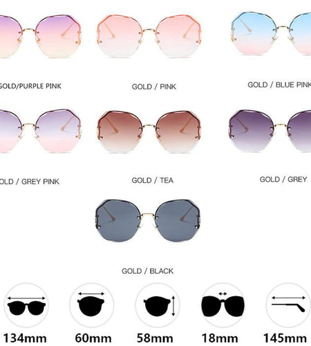 Trimmed Lens Sunglasses