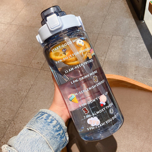 Load image into Gallery viewer, 2L Portable Large-Capacity Water Bottle
