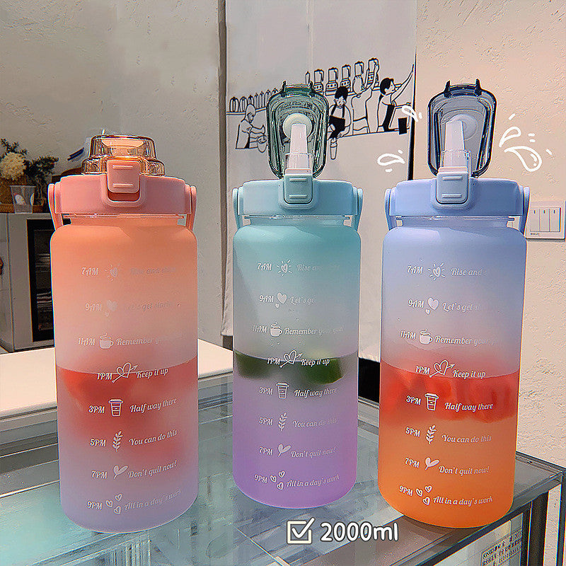 2L Portable Large-Capacity Water Bottle