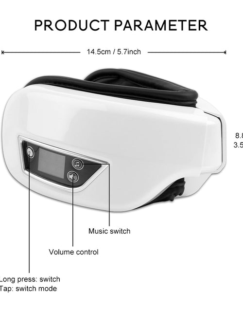 Load image into Gallery viewer, Electric Vibration Bluetooth Eye Massager
