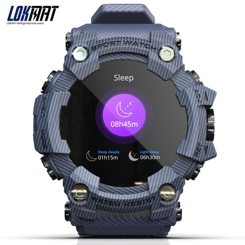 Load image into Gallery viewer, LOKMAT ATTACK Full Touch Screen Fitness Tracker Smart Watch Men Heart Rate Monitor Blood Pressure Smartwatch For Android ios
