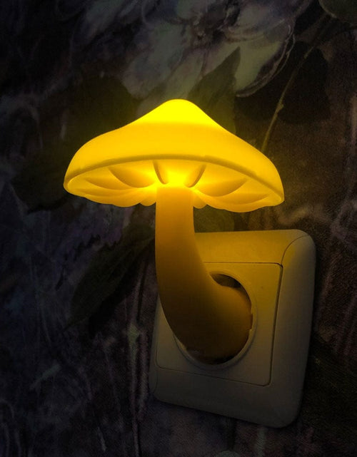 Load image into Gallery viewer, LED Night Light Mushroom Wall Socket Lamp
