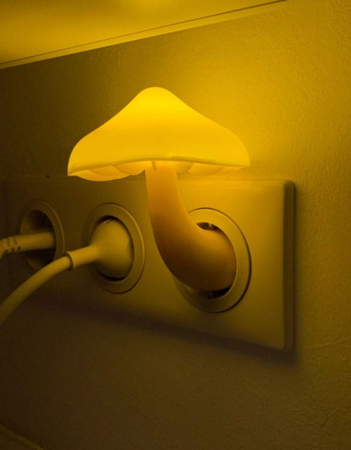 Load image into Gallery viewer, LED Night Light Mushroom Wall Socket Lamp
