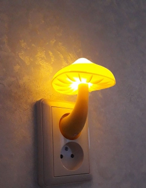 Load image into Gallery viewer, LED Night Light Mushroom Wall Socket Lamp
