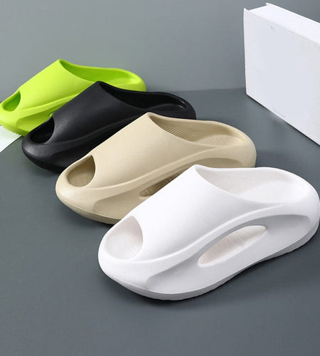 Ins Slippers unisex Peep Toe Slipper Summer Hollow Unisex Sports Beach Shoes