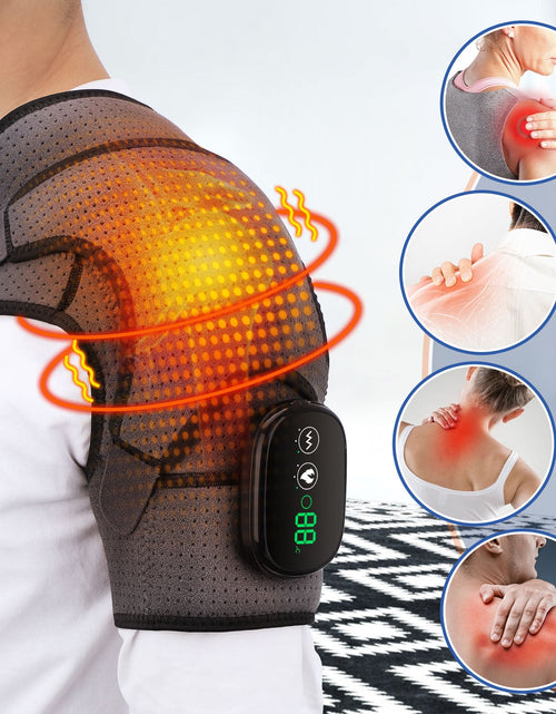 Load image into Gallery viewer, Heated Massage Shoulder Brace
