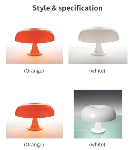 Italian Designer Mushroom Table Lamp